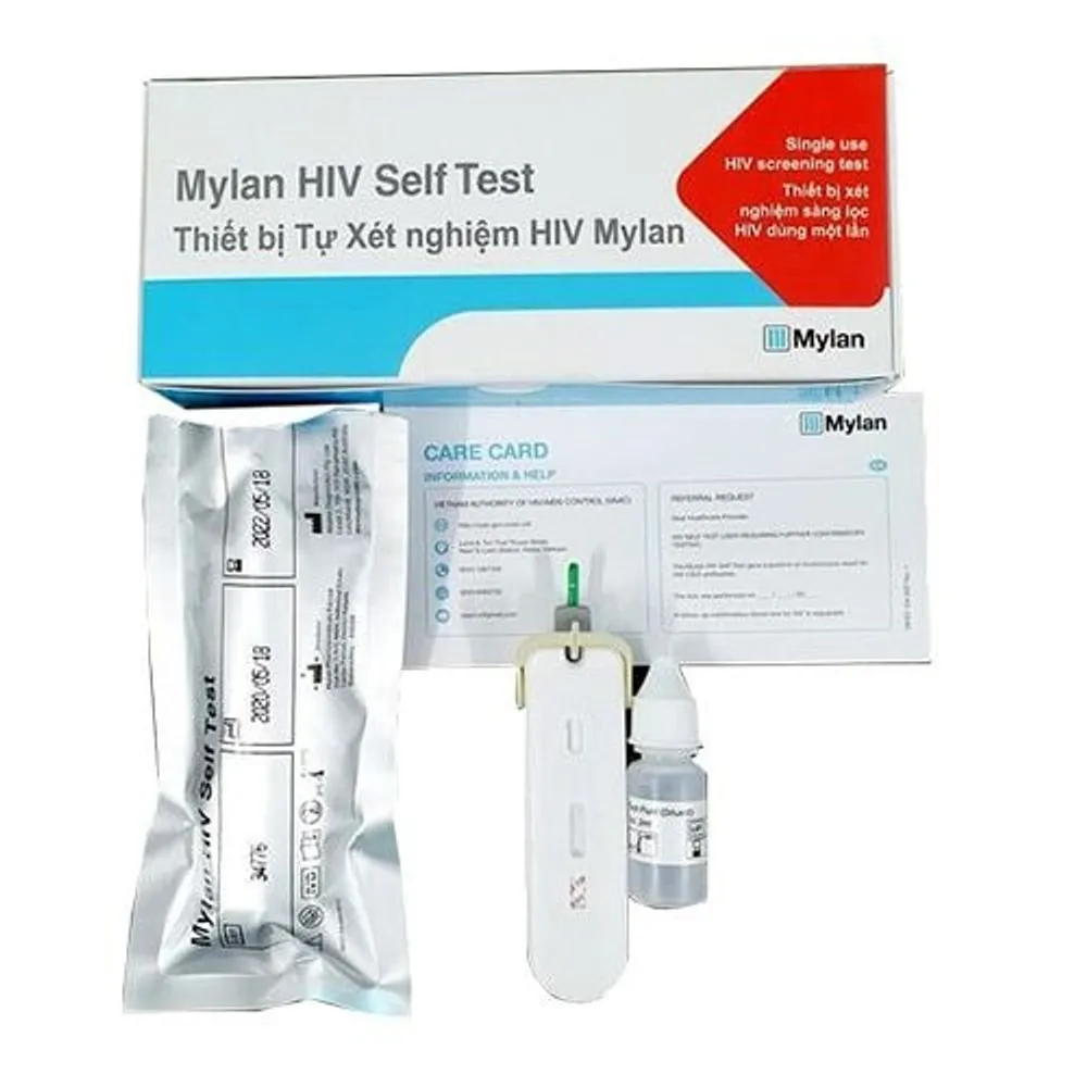 Bộ Xét Nghiệm HIV MYLAN SELF TEST (Hàng Chính Hãng Mylan) 4 Bộ Xét Nghiệm HIV MYLAN SELF TEST (Hàng Chính Hãng Mylan)