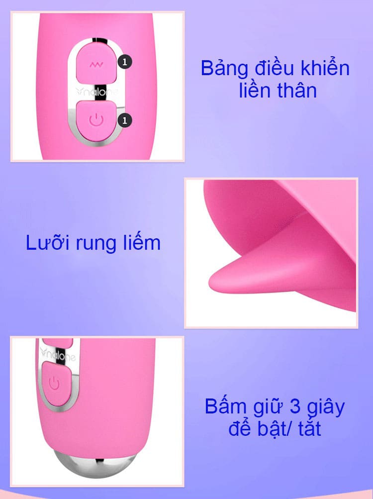 Dương Vật Giả Sưởi Ấm Rung Thụt Liếm Nalone T-May 26 duong vat gia suoi am rung thut liem nalone t may shop adam 9
