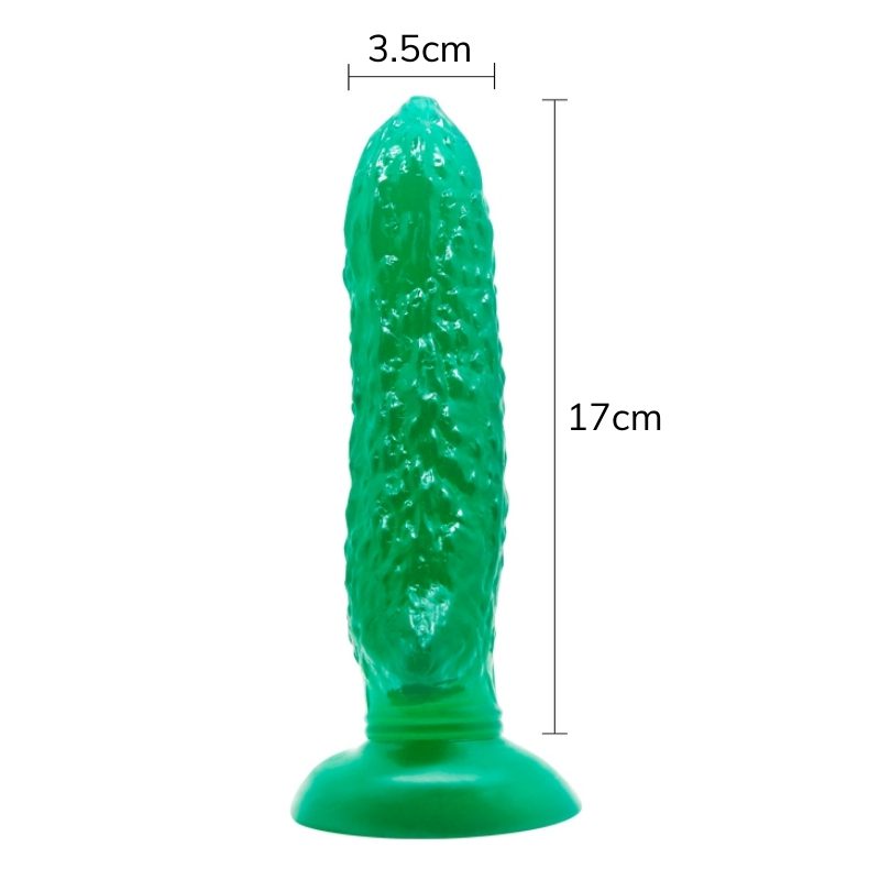 Dương Vật Giả Hình Dưa Deo Passionate Fruit Xanh Lá, Đế Hút Mạnh 11 duong vat gia trai dua leo Baile Passionate 4