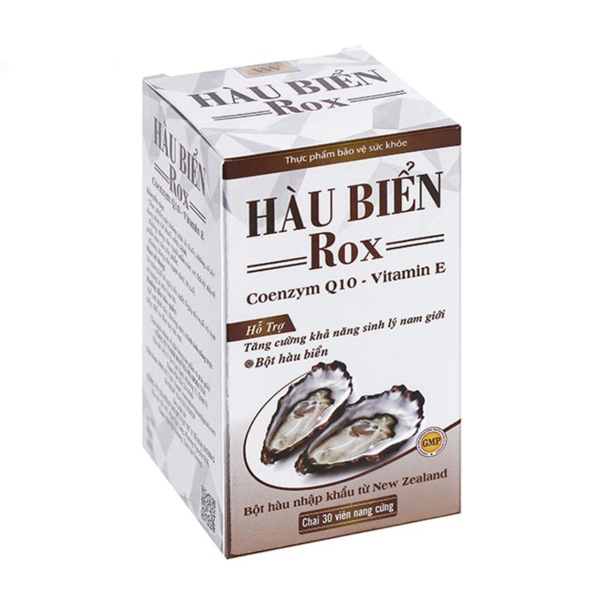 HÀU BIỂN ROX Bạc – Hộp 30 Viên Nang Cứng 3 HÀU BIỂN ROX Bạc – Hộp 30 Viên Nang Cứng