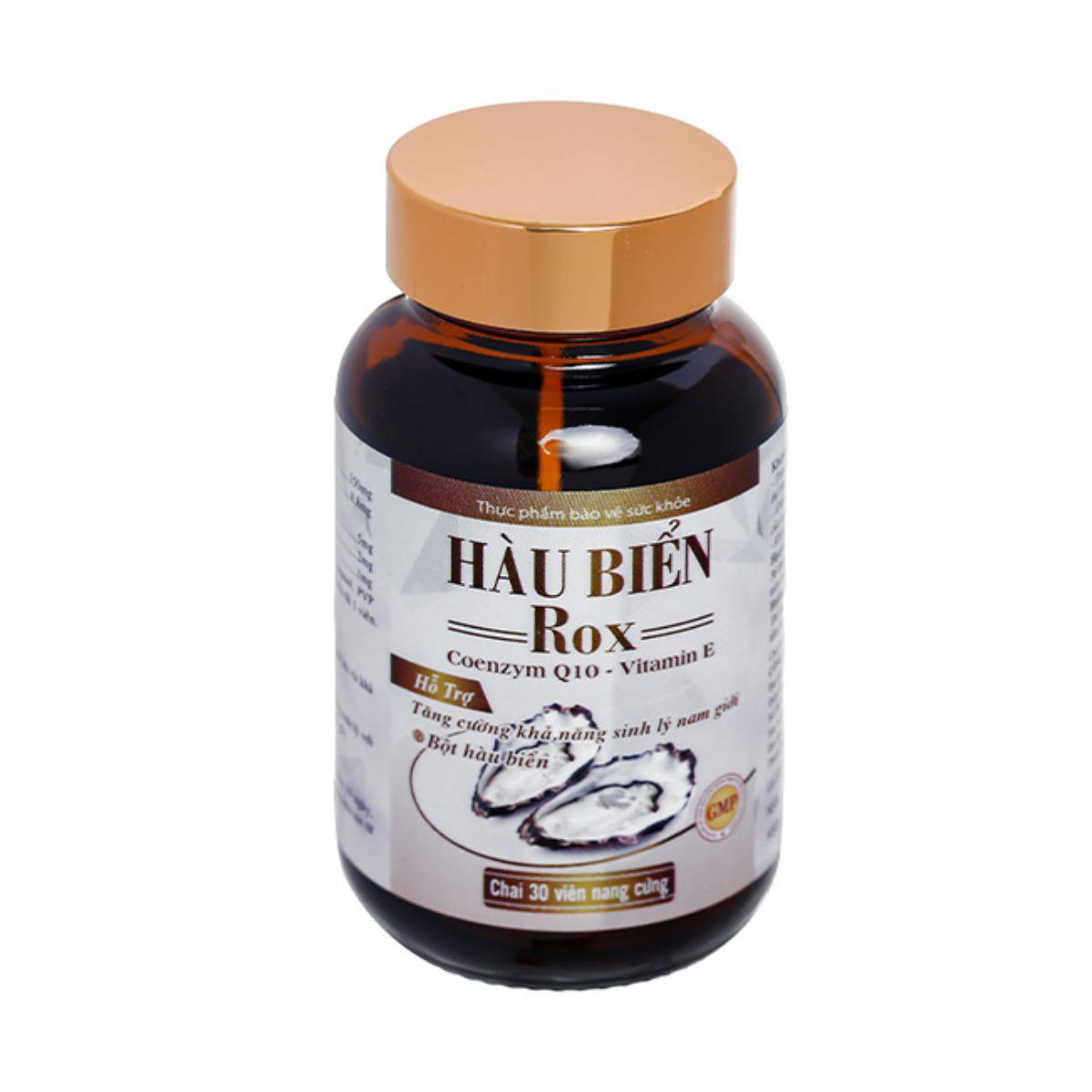 HÀU BIỂN ROX Bạc – Hộp 30 Viên Nang Cứng 6 HÀU BIỂN ROX Bạc – Hộp 30 Viên Nang Cứng