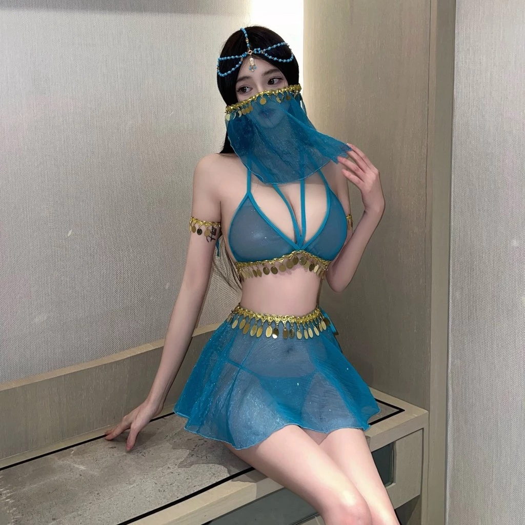 Đồ Cosplay Cổ Trang Trung Hoa Hanfu Xanh Gợi Cảm Thanh Lịch Trang Phục Vũ Công Dancer Quyến Rũ Cổ Điển - N797 14 sg 11134201 8259l mg7qnohb2q6g4b