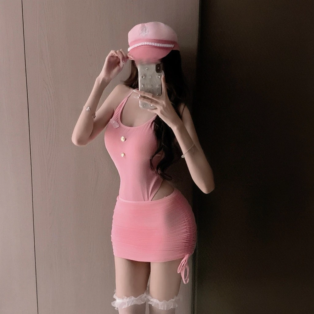 Đồ Ngủ Liền Thân Kèm Chân Váy Ôm Rút Hông Siêu Xinh Quyến Rũ Bodysuits Hở Lưng Hồng Dịu Dàng Đáng Yêu - N283 3 Đồ Ngủ Liền Thân Kèm Chân Váy Ôm Rút Hông Siêu Xinh Quyến Rũ Bodysuits Hở Lưng Hồng Dịu Dàng Đáng Yêu - N283