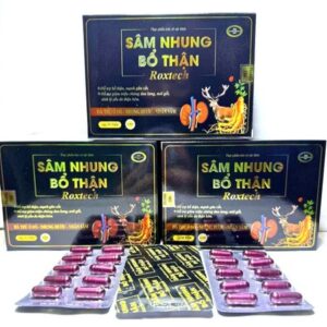Sâm Nhung Bổ Thận Tráng Dương Hỗ Trợ Tăng Cường Sinh Lý Nam, Giảm Xuất Tinh Sớm - Hộp 30 Viên