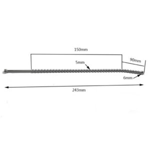 Thanh Sounding Inox Chuỗi Hạt