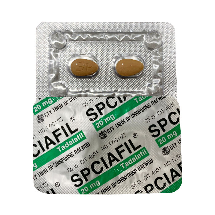 Thuốc Cường Dương SPCiafil 20mg - 4 Viên 2 Thuốc Cường Dương SPCiafil 20mg - 4 Viên