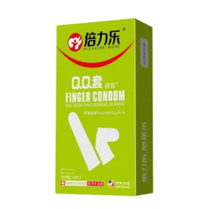 Bao Cao Su Ngón Tay Hương Nha Đam Beilile QQ Aloe Hộp 10 Cái
