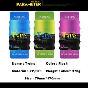 Cốc Thủ Dâm YouCups TWINS Thông 2 Đầu Xả Nước Sạch Trong 30 Giây