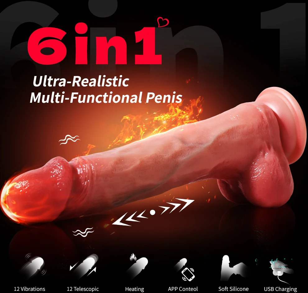 Dương Vật Giả Yeain LiLith Rung Thụt Tự Động, Điều Khiển Qua App, Đế Hút Gắn Tường 17 duong vat gia yeain lilith rung thut app 17 11zon