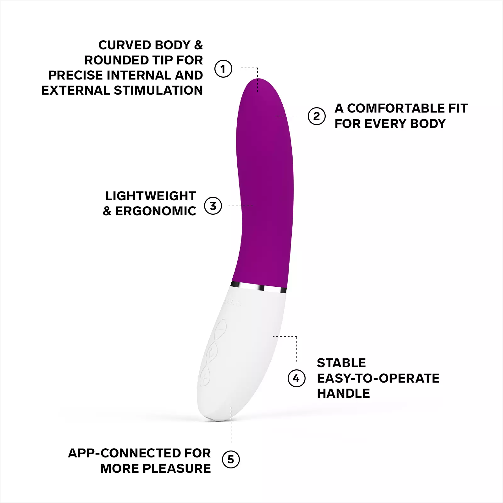 Máy Rung Điểm G LELO LIV 3 Dáng Cong Vừa Vặn, Kết Nối App, Êm Dưới 60dB 15 lelo liv 3 deep rose 2370 159 0001 3
