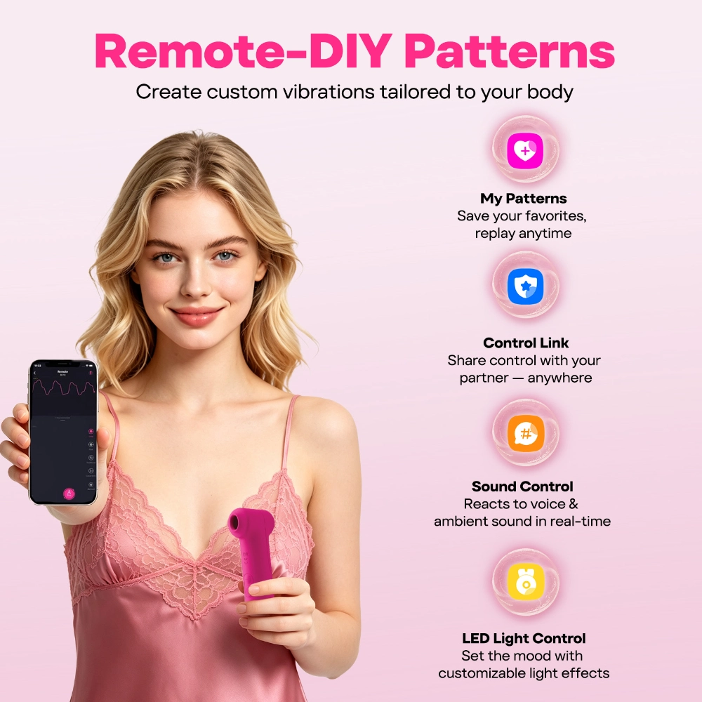 Lovense Fizz - Máy Hút Âm Vật TwinAir Kết Hợp Gõ Nhịp PulseSense