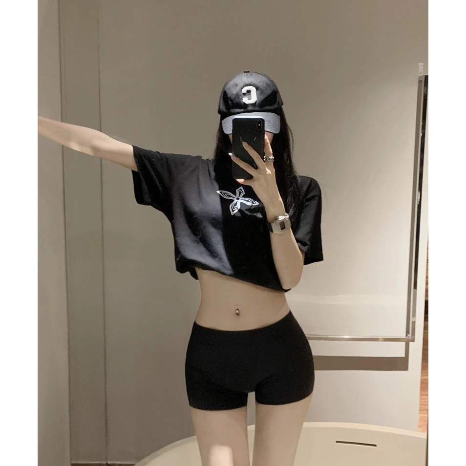 Quần Đùi Bảo Hộ Mặc Váy Thoáng Mát Quần Lót Su Mềm Mại Ôm Body Co Giãn Tốt - T343 Đen 7 vn 11134207 81ztc mm0a5fwgczrc44