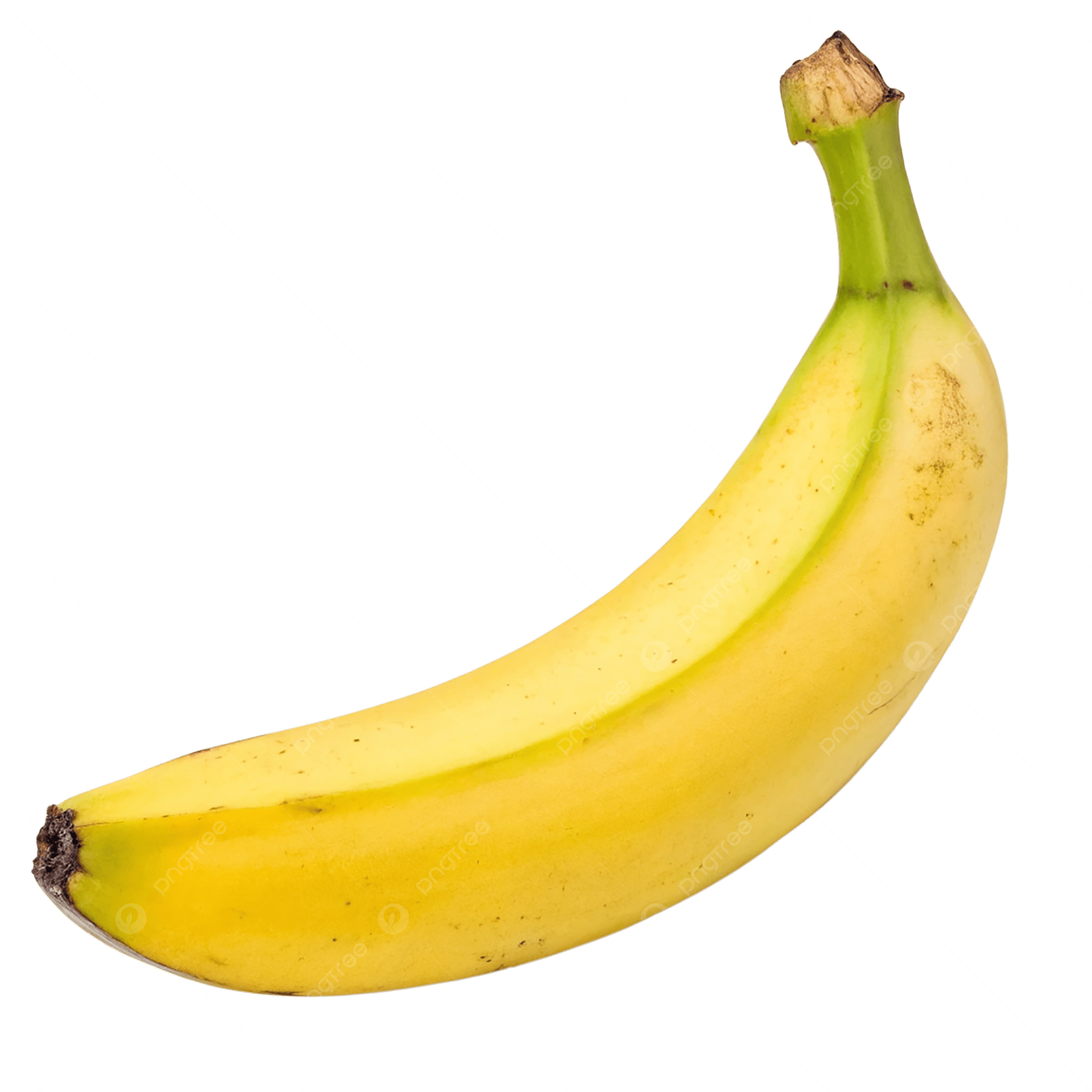 pngtree a high resolution image of single ripe yellow banana with slightly png image 21126591
