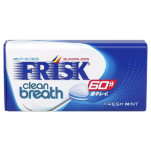 Kẹo Ngậm Bạc Hà Kracie Frisk Clean Breath Fresh Mint - Hộp 60 Viên