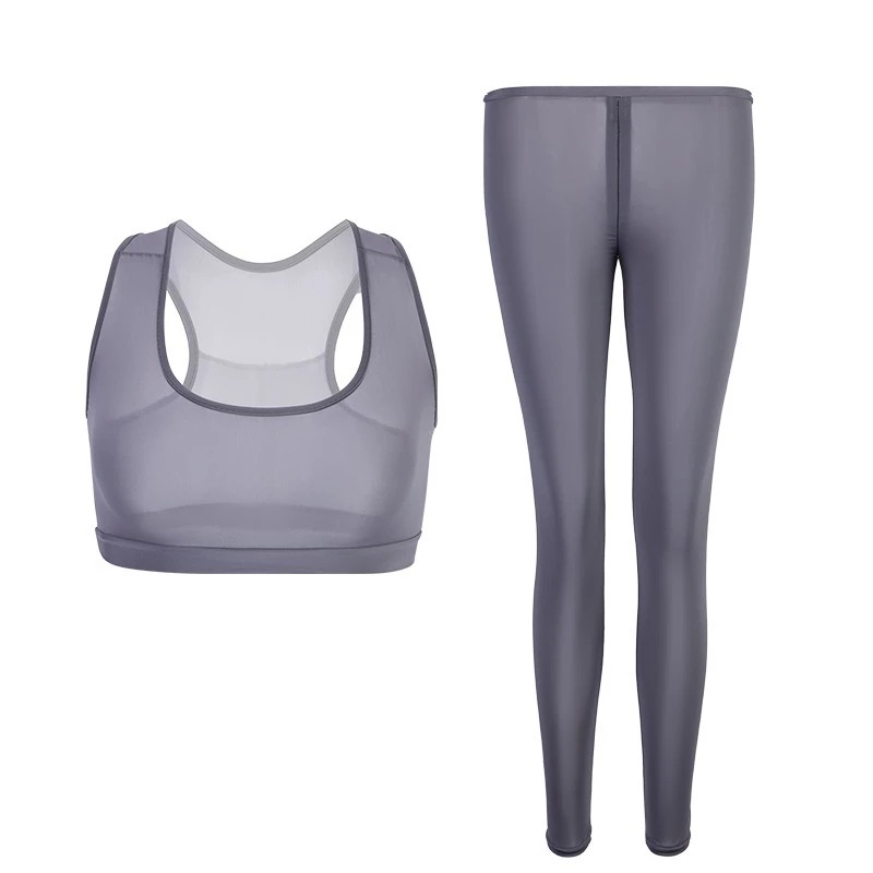 Trang Phục Yoga Bó Sát Xẻ Đáy Có Zip Kéo Sexy Gợi Cảm Set Đồ Tập Gym Thể Thao Nữ Thun Lạnh Quyến Rũ Cute - N237 Xám 12 vn 11134207 81ztc mmspq9i8d7ns46 11zon
